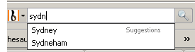 example suggestions screen shot