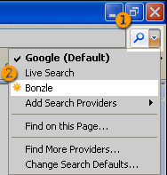 adding bonzle search to Firefox SearchBar