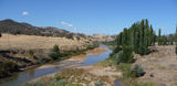 Picture relating to Murrumbidgee River - titled 'Murrumbidgee River just upstream of Tharwa Bridge'
