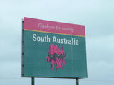 Picture relating to Glenelg River Road - titled 'Glenelg River Road - Leaving South Australia'