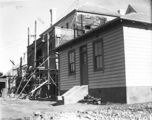 Picture relating to Yarralumla - titled 'North side of Yarralumla House during renovations'