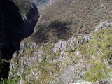 Picture relating to Bungonia State Conservation Area - titled 'Jagged rock spur beside Slot Canyon'