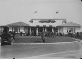 Picture relating to Canberra - titled 'Delegates to the Imperial Press Conference at Hotel Canberra'