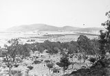 Picture relating to Ainslie - titled 'Braddon from Mt Ainslie. Ainslia Hotel in centre.'