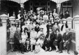Picture relating to Charters Towers - titled 'Citizens Group in front of the Charters Towers Town Hall, 1926'