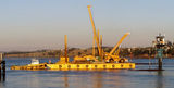 Picture relating to Newhaven - titled 'Newhaven Tidal power Electricity Generator'
