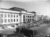 Picture relating to Parliament House - titled 'Old Parliament House under construction from the north west'