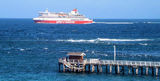 Picture relating to Point Lonsdale - titled 'Spirit of Tasmania from 'Rip View' Lookout Point Lonsdale'