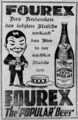 Picture relating to Queensland - titled 'Fourex beer advertisement'