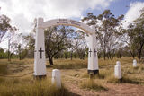 Picture relating to Mataranka - titled 'Mataranka - The Elsey Cemetry'