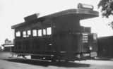 Picture relating to Rockhampton - titled 'Steam tram in Rockhampton, 1932'
