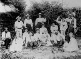 Picture relating to Thursday Island - titled 'Picnic on Thursday Island, Queensland, ca. 1900'