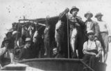 Picture relating to Tin Can Bay - titled 'Fishing party at Tin Can Bay, ca. 1925'
