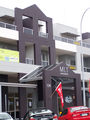 Picture relating to Kiama - titled 'Kiama restaurants and main street'
