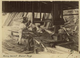 Picture relating to Maleny - titled 'Men working on the circular saw at the Maleny Sawmill, 1894'