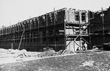 Picture relating to Acton - titled 'CSIR Administration and Laboratory Building, Clunies Ross Street, Acton Black Mountain, under construction.'