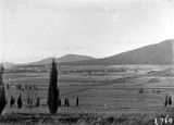 Picture relating to Ainslie - titled 'Ainslie Avenue from City Hill showing Gorman House and railway track'