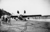Picture relating to Redcliffe - titled 'Saro Cutty Sark amphibious plane at Redcliffe, 1937'
