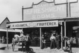 Picture relating to Pittsworth - titled 'Refreshment rooms owned by E. M. Adames, Pittsworth, ca. 1903'