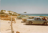 Coral Bay Plane just taken off from beach 1970's