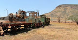 Picture relating to Wyndham - titled 'Rail equipment from the wharf Railway Wyndham '
