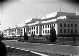 Picture relating to Parliament House - titled 'Old Parliament House frontage, from north west.'