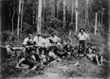 Picture relating to Queensland - titled 'Workers in the bush, 1910-1920'